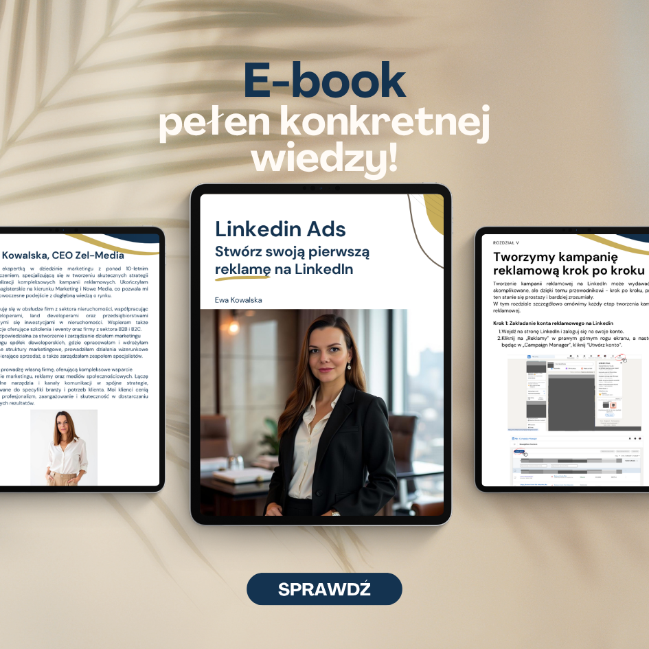 E-Book LinkedIn Ads - stwórz swoją pierwszą reklamę na LinkedIn